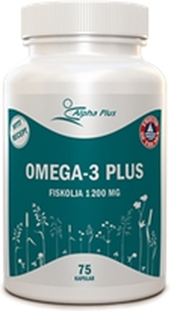 Omega-3 Plus 75 kapselia