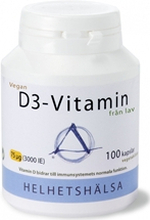 D3-vitamin Vegan 75 mcg 3000IE 100 kapslar