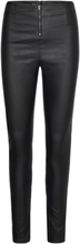 Vicommit New Coated Rwsk Legging-Noos Bottoms Trousers Leather Leggings-Bukser Black Vila