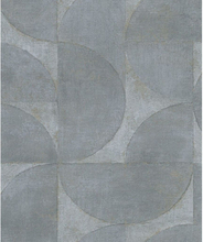 Noordwand Vintage Deluxe Tapet Graphic Circle Look metallic grå