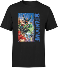 DC Fandome Justice League Men's T-Shirt - Black - XS