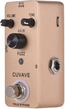 CUVAVE FUZZ Vintage Fuzz Gitarre Effektpedal Zinklegierung Shell True Bypass