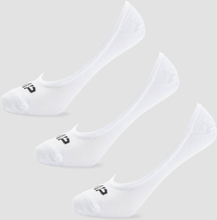 MP Men's Invisible Socks - White (3 Pack) - UK 9-12