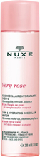 Nuxe Very Rose 3-In-1 Hydrating Micellar Water Dry to Very Dry Skin - 200 ml