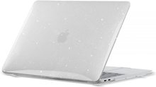 MacBook Air 13 (2018-2020) - Tech-Protect Smartshell Cover - Glitter Clear