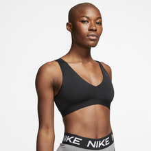 Nike Yoga Women's Light-Support Padded Twisted Keyhole Sports Bra - Black