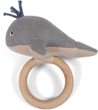 Activity Toy - Willie The Whale Rattle Grey Toys Baby Toys Rattles Grå Filibabba*Betinget Tilbud