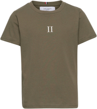 Mini Encore T-Shirt Kids T-shirts Short-sleeved Grønn Les Deux*Betinget Tilbud