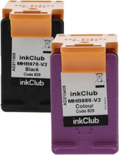 inkClub Multipakke blækpatroner - erstatter HP 304 - sort og farve
