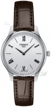 Tissot T063.209.16.038.00 Tradition Silverfärgad/Läder Ø31 mm