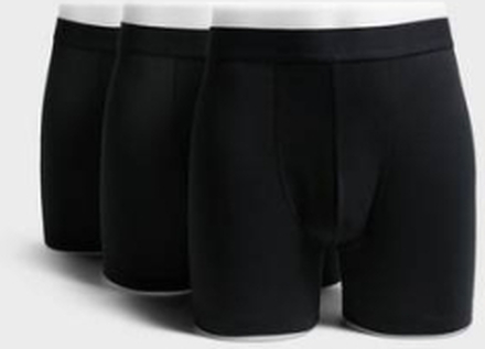 Bread & Boxers 3-Pack Boxer Brief Extra Long Svart
