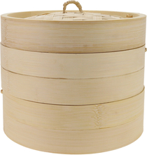 Essentials Dampkoker bambus 20 cm, 2 lag med lokk