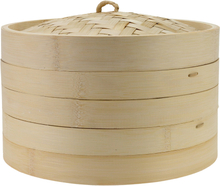 Essentials Dampkoker Bambus 27 cm, 2 lag med lokk