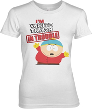 South Park - I'm White Trash In Trouble Girly Tee, T-Shirt