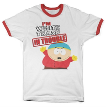 South Park - I'm White Trash In Trouble Ringer Tee, T-Shirt
