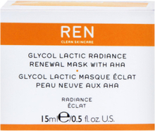 Glycolactic Radiance Renewal Mask 15 Ml Beauty WOMEN Skin Care Face Face Masks Anti-age Masks Nude REN*Betinget Tilbud