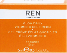 Glow Daily Vitamin C Gel Cream 15 Ml Fugtighedscreme Dagcreme Nude REN