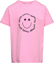 Pkfibbi Ss Tee T-shirts Short-sleeved Rosa Little Pieces*Betinget Tilbud