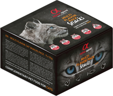 alpha spirit Multi-Flavour Snacks für Katzen - 18 x 35 g