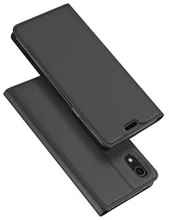 DUX DUCIS Skin Pro Series Card Holder Stand Leather Mobile Case Anti-Scratch Slim TPU Inner Case for