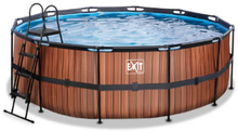 EXIT Frame Pool ø427x122cm (12v Sand filter) - trælook