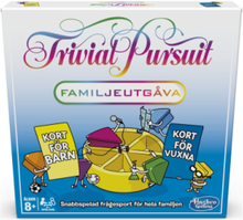 Trivial Pursuit Family Edition Toys Puzzles And Games Games Active Games Multi/mønstret Hasbro Gaming*Betinget Tilbud