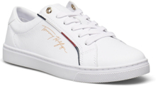 Tommy Hilfiger Signature Sneaker Lave Sneakers Hvit Tommy Hilfiger*Betinget Tilbud