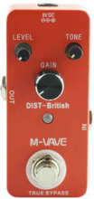 M-vave Dist-British guitar-effekt-pedal