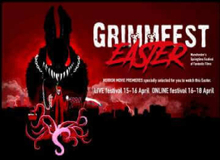 Grimmfest 2022 Easter With Grimmfest Unisex T-Shirt - Black - S