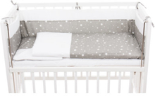 Fillikid sengetøjs sæt Cocon Stjerne grå