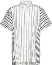 Short Sleeve Shirt Tops Shirts Short-sleeved Multi/patterned Closed