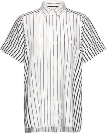 Short Sleeve Shirt Kortermet Skjorte Multi/mønstret Closed*Betinget Tilbud