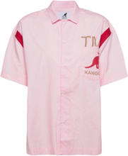 Kg Austin Shirt Kortermet Skjorte Rosa Kangol*Betinget Tilbud