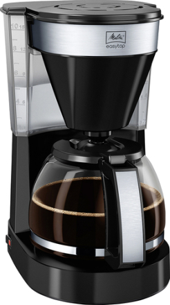 Melitta Easy Top Black Kaffebryggare - Svart/silver