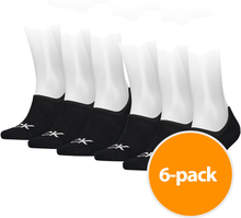 Calvin Klein Sokken Footie High Cut 6-Pack Zwart