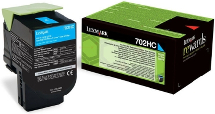 Lexmark Lexmark 702HC Tonerkassette Cyan