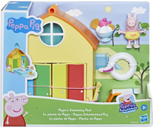 Peppa’s Swimming Pool Fun Toys Playsets & Action Figures Play Sets Multi/mønstret Peppa Pig*Betinget Tilbud