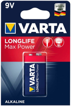 Varta Longlife Power Alkaliskt 9 V-batteri 1-pk.