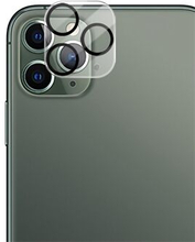 AMORUS Til iPhone 11 Pro 5,8 tommer / 11 Pro Max 6,5 tommer kameralinsebeskytter Silketryk Hærdet gl