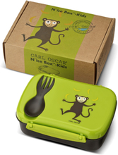 N'ice Box Kids, Lunch Box With Cooling Pack - Lime Home Meal Time Lunch Boxes Grønn Carl Oscar*Betinget Tilbud