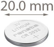CR2032 lithium-knapcelle-batteri (1 stk.)
