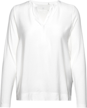 T-Shirt 1/1 Sleeve Tops Blouses Long-sleeved White Gerry Weber Edition