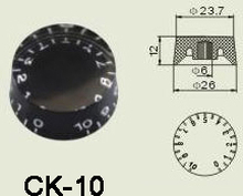 Wilkinson CK-10  el-guitar-kontrol-knap sort