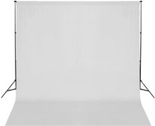 vidaXL Sistema Portafondali con Fondale Bianco 600 x 300 cm