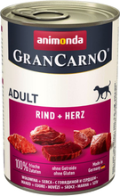Animonda GranCarno Original Adult 6 x 400 g - Rind & Hirsch mit Apfel