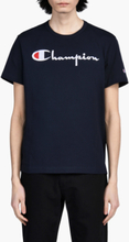 Champion - Crewneck T-Shirt - Blå - M
