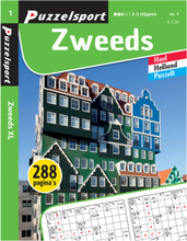 Puzzelsport Puzzelboek 288 pagina&apos;s Zweeds 2-3 Stippen