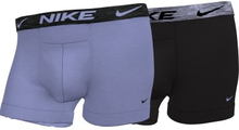Nike 2P Dri-Fit ReLuxe Trunk Violet/Sort Small Herre
