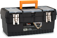 Cassetta porta attrezzi in plastica con cerniere in metallo 41,3x21,2x18,6 cm