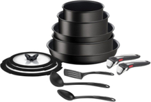 Ingenio Unlimited On 13 Pcs Set Home Kitchen Pots & Pans Saucepan Sets Black Tefal